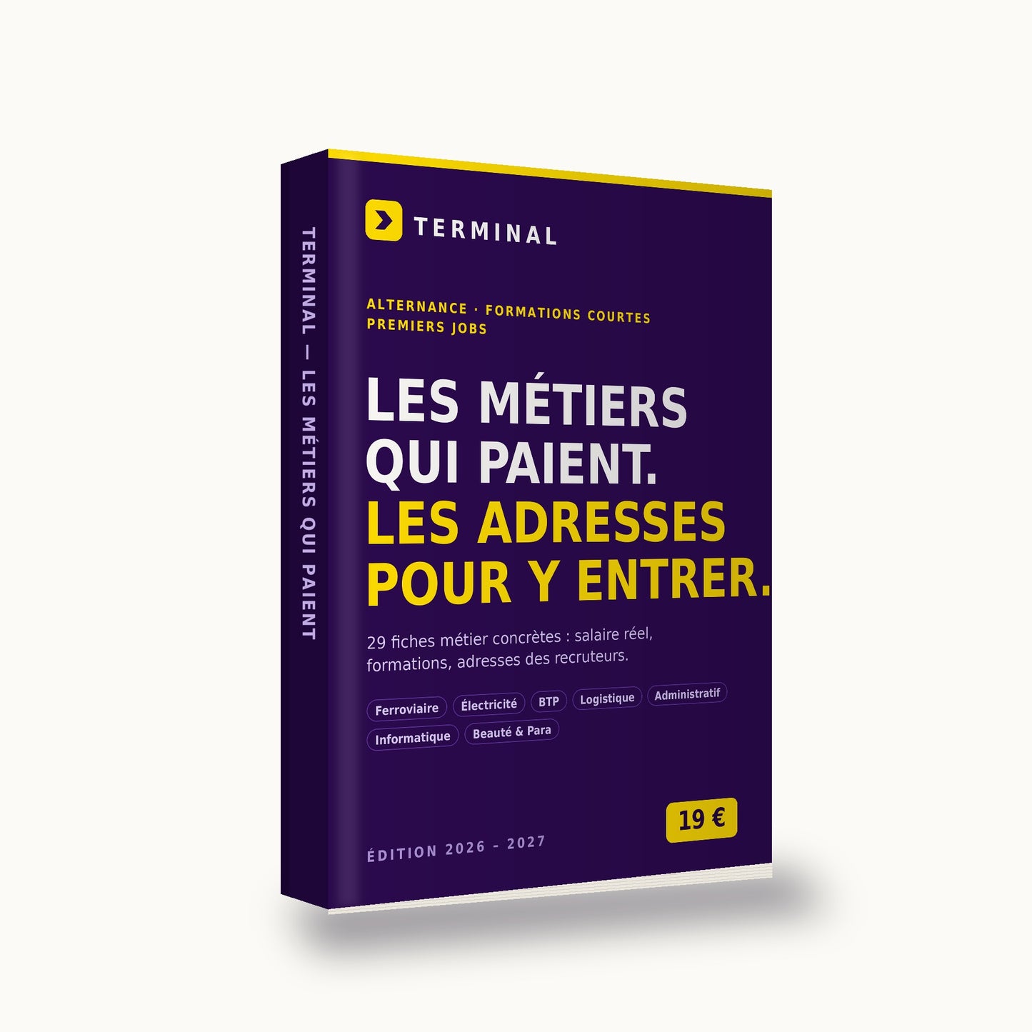 Ebook TERMINAL — Les métiers qui paient. Les adresses pour y entrer.